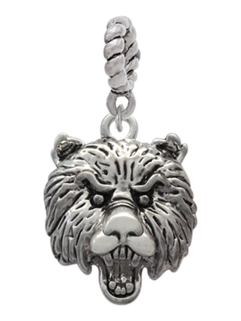 Large Bear - Mascot Rope Charm Bead Dangle