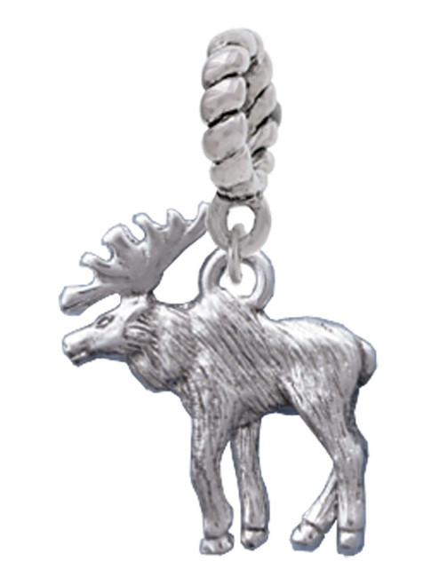 Moose Rope Charm Bead Dangle
