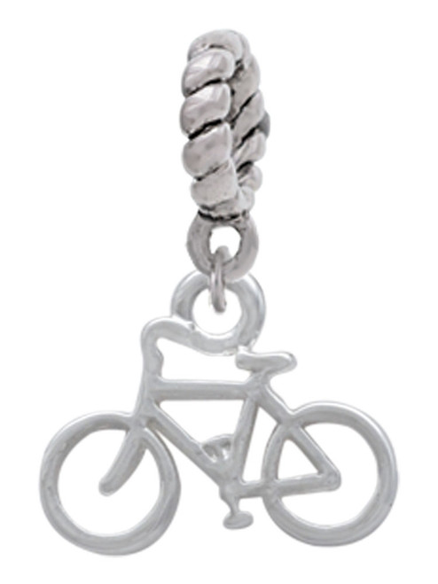 Small Bicycle Rope Charm Bead Dangle