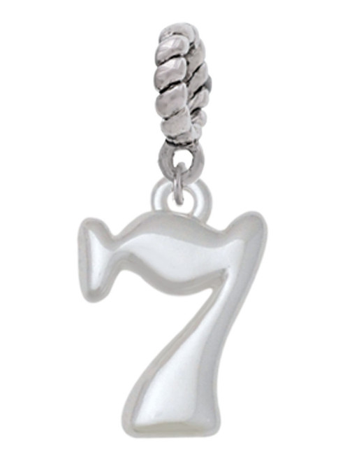 Medium Lucky 7 Rope Charm Bead Dangle