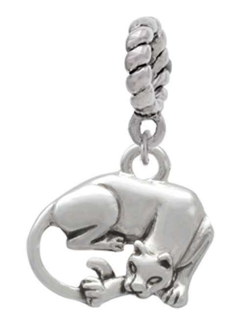 Panther Rope Charm Bead Dangle