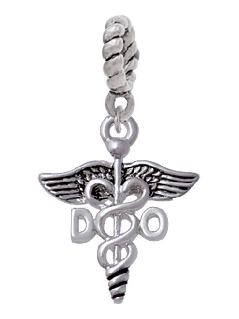 Caduceus - DO Rope Charm Bead Dangle
