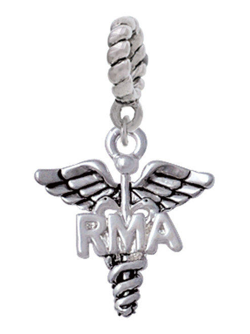 Caduceus - RMA Rope Charm Bead Dangle