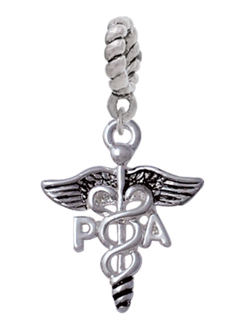 Caduceus - PA Rope Charm Bead Dangle