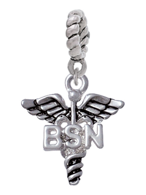 Caduceus - BSN Rope Charm Bead Dangle