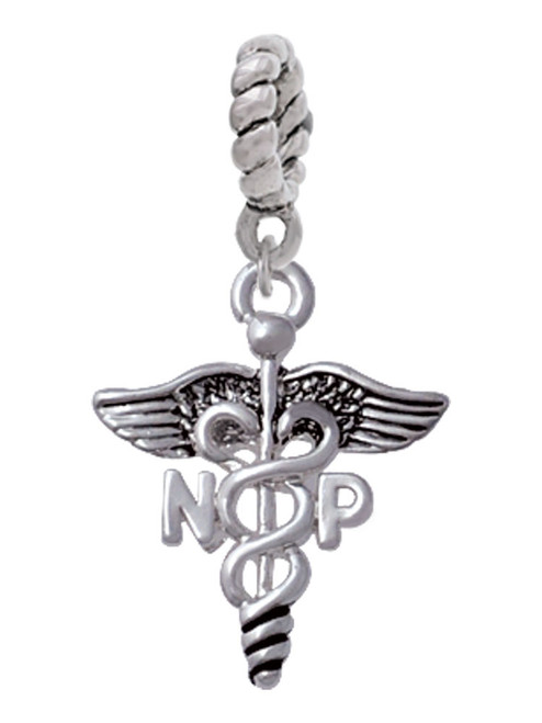 Caduceus - NP Rope Charm Bead Dangle