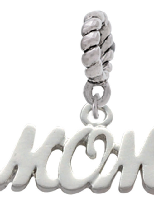 Mom Rope Charm Bead Dangle
