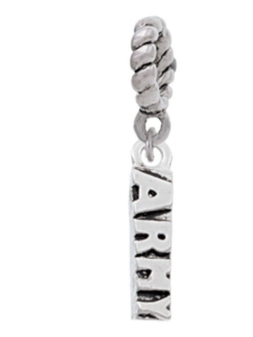 Army Rope Charm Bead Dangle