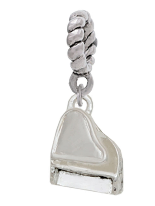 3-D Grand Piano Rope Charm Bead Dangle