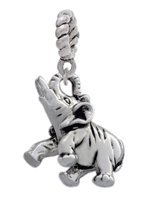 Elephant Rope Charm Bead Dangle