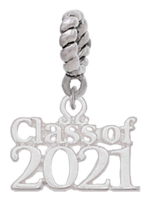 Class of 2021 Rope Charm Bead Dangle