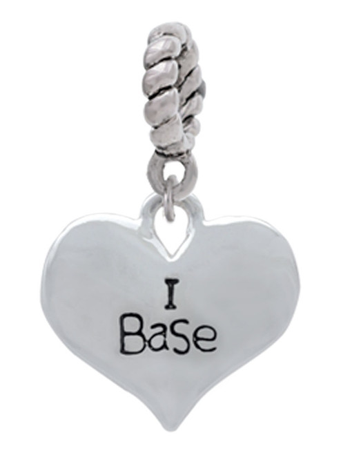 I Base Heart Rope Charm Bead Dangle