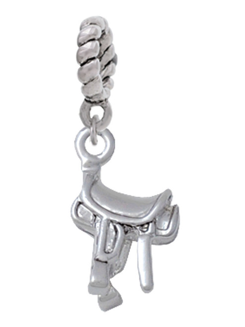 English Saddle Rope Charm Bead Dangle