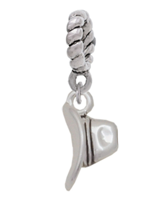 Cowboy Hat Rope Charm Bead Dangle
