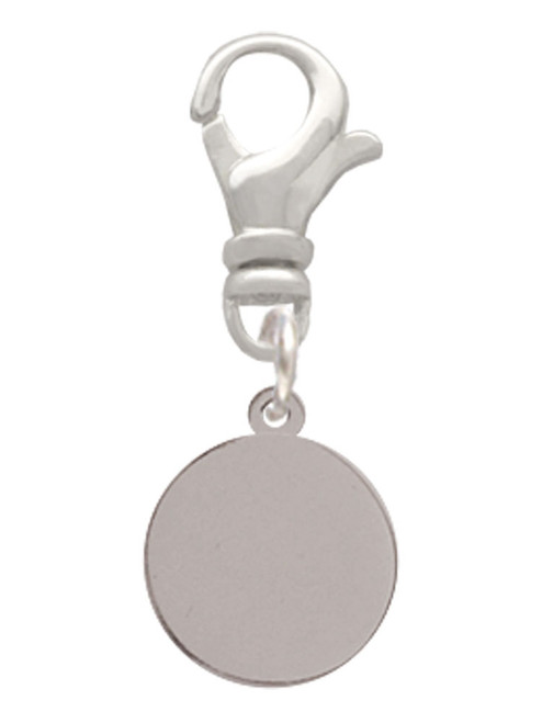 3 Merry Monkeys Stainless Steel 10mm Disc - Clip on Charm