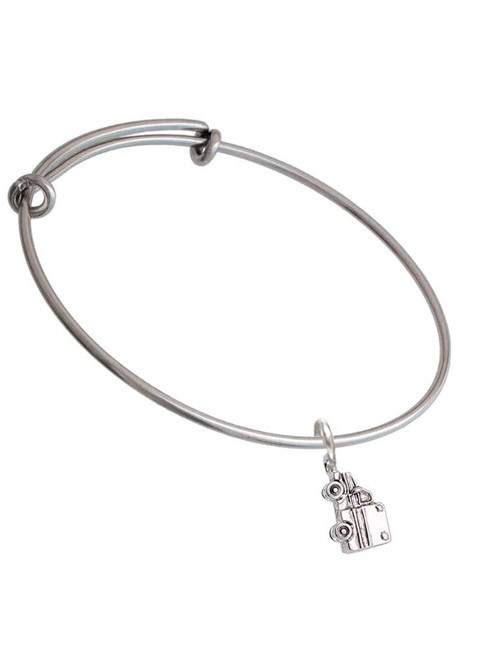 3 Merry Monkeys Silvertone 3-D Ambulance - Charm Bangle Bracelet