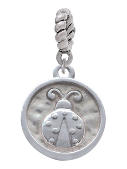Ladybug - Round Seal Rope Charm Bead Dangle