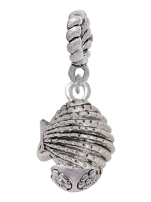 Clam Spinner Rope Charm Bead Dangle