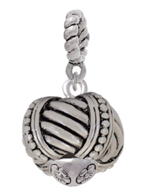 Large Rope with Cross Spinners Spinner Rope Charm Bead Dangle