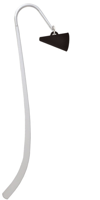 Acrylic 3/4" Black Megaphone Charm Bookmark