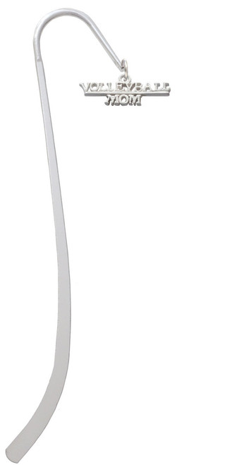 Volleyball Mom Charm Bookmark