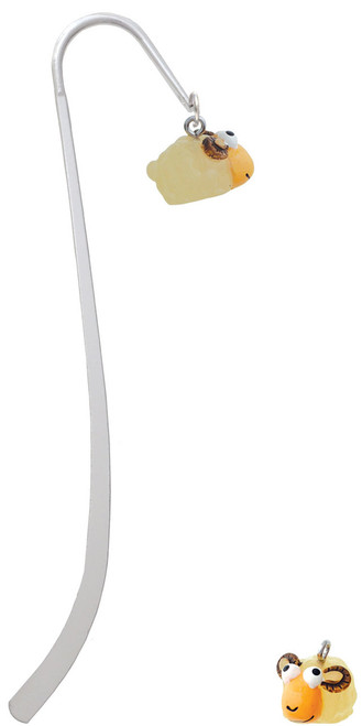 Resin Ram Charm Bookmark