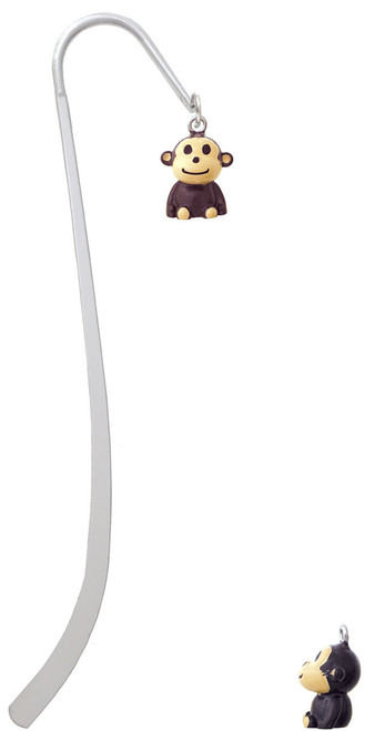 Resin Monkey Charm Bookmark