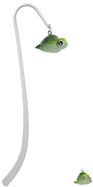 Resin Sea Turtle Charm Bookmark