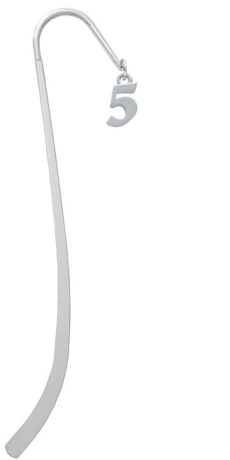 Number - 5 - Charm Bookmark