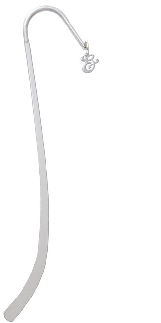 Mini Gelato Script Initial - & - Charm Bookmark