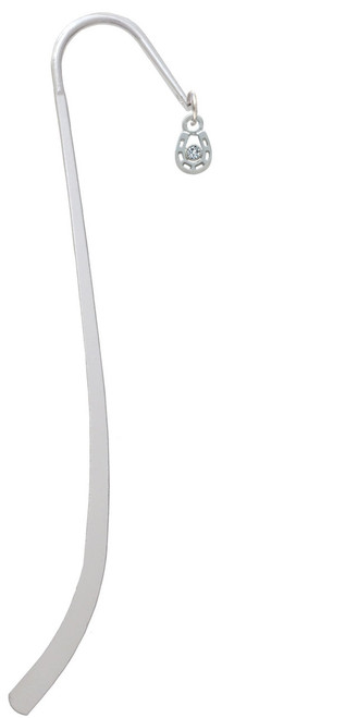 Mini Horseshoe with Clear Crystal Charm Bookmark