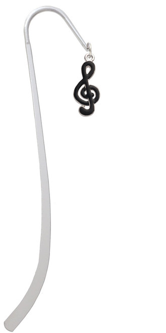 Black Clef Charm Bookmark