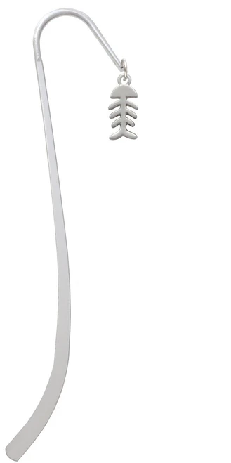 2-Sided Fish Bones Charm Bookmark