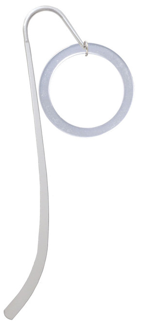 Acrylic 1 1/2" Ring Imitation Pearl Charm Bookmark