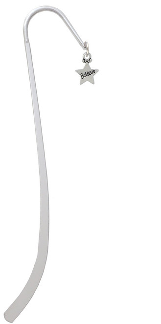Mini ''Believe'' Star Charm Bookmark
