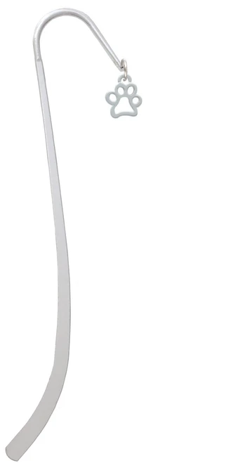 Small Open Paw Charm Bookmark