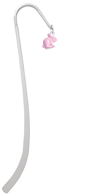 Mini Pink Bunny Charm Bookmark