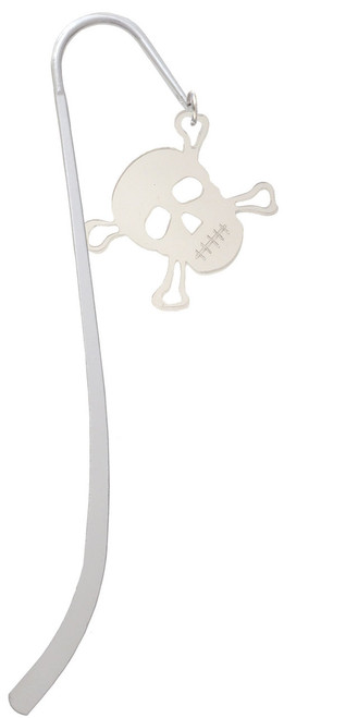 Acrylic Large Clear Skull Charm Bookmark