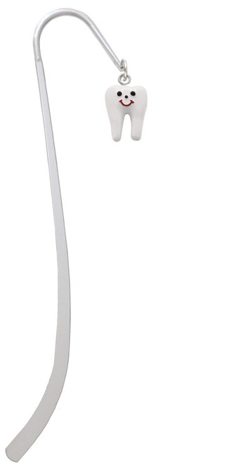 Enamel Tooth Charm Bookmark