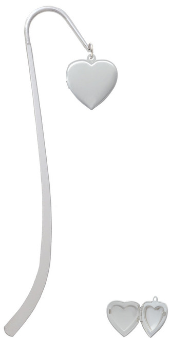 Heart Locket Charm Bookmark