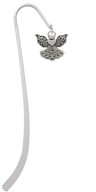 Angel with Heart Charm Bookmark
