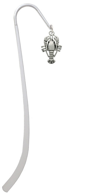 Antiqued Lobster Charm Bookmark