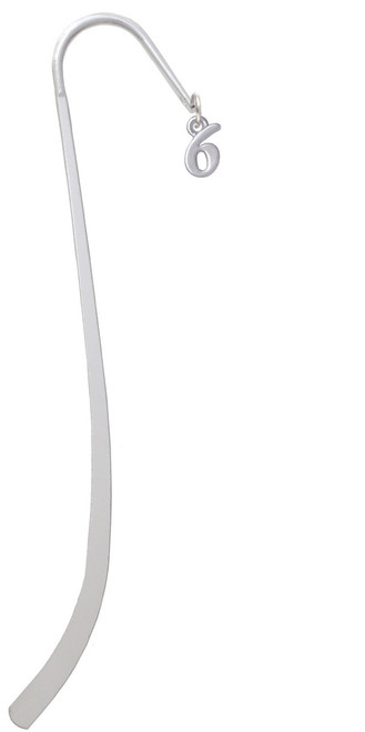 Small Number - 6 - Charm Bookmark