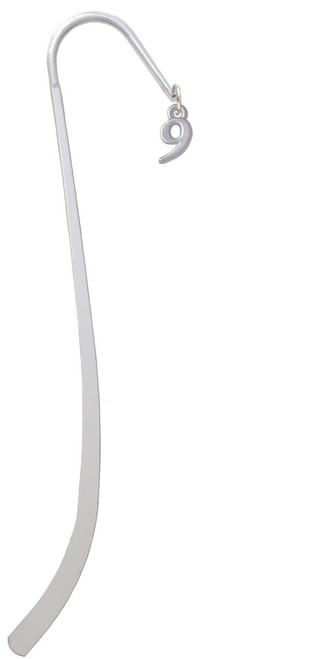 Small Number - 9 - Charm Bookmark