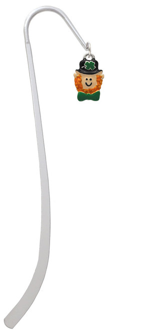 Small Leprechaun with Bow Tie Charm Bookmark