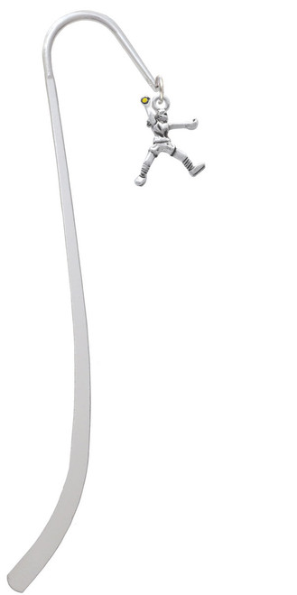 Medium Softball Pitcher Charm Bookmark