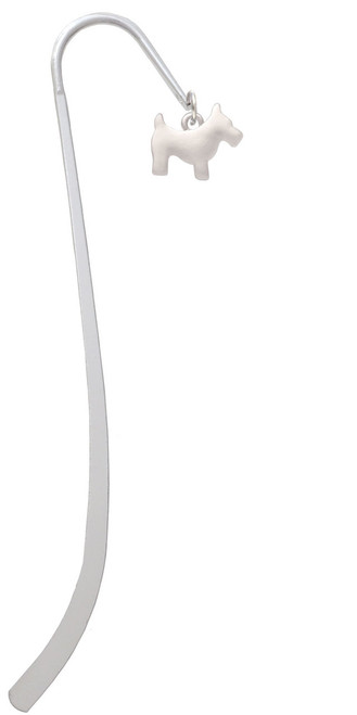 Flat Scottie Dog Charm Bookmark