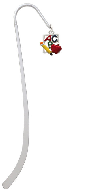 ABC Cutout School Slate Charm Bookmark