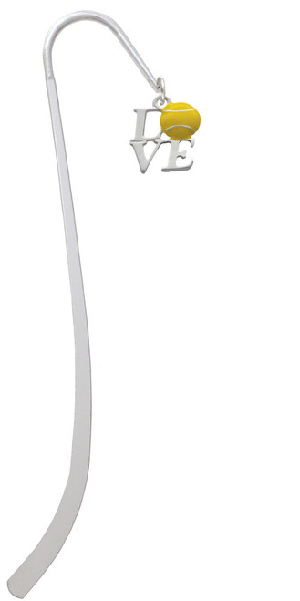 Love with Tennis Ball Charm Bookmark