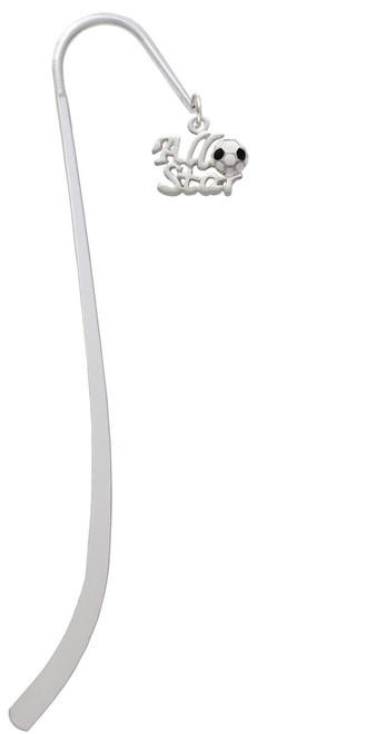 All Star - Soccer ball Charm Bookmark